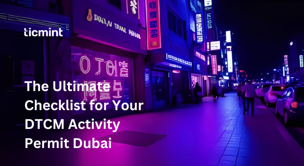 Activity Permit - Ticmint Activity Permit