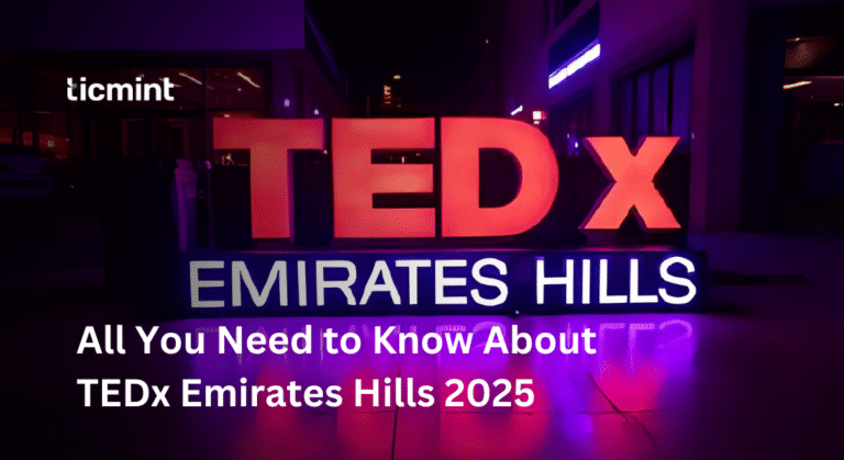 TEDx Emirates Hills - Ticmint TEDx Emirates Hills