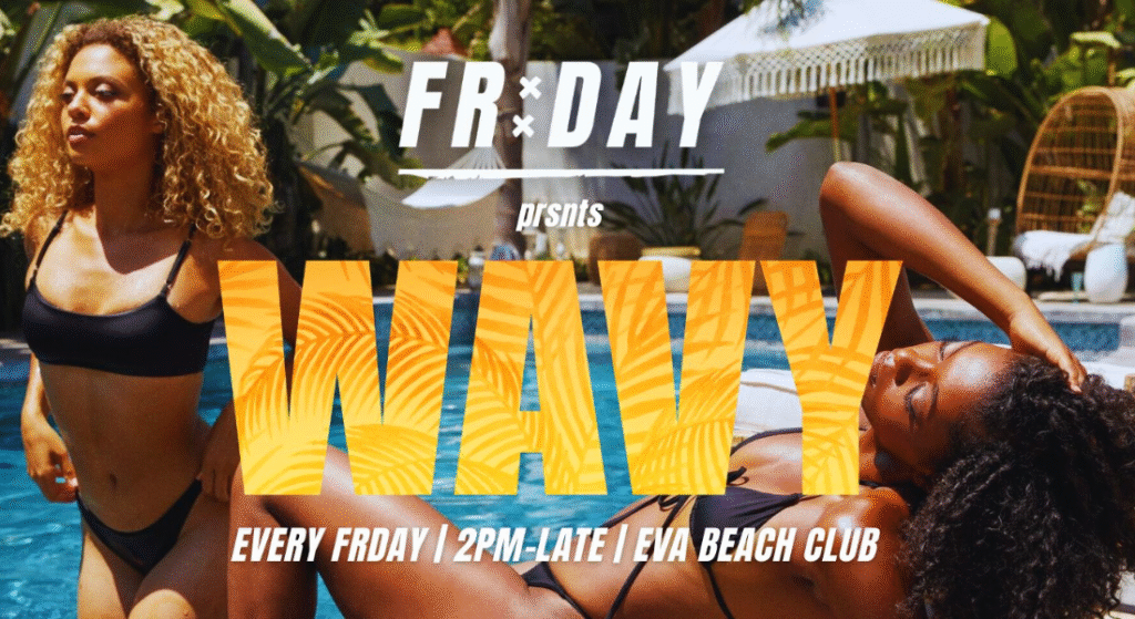 WAVY Fridays Dubai at Eva Beach Club sunset party