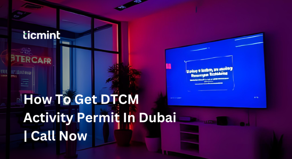 DTCM Activity Permit