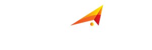 Skylum logo: orange triangular emblem above the white wordmark on a black background.