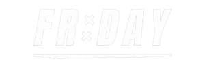 Fr*DAY brand logo with a star between FR and DAY and two underline lines beneath