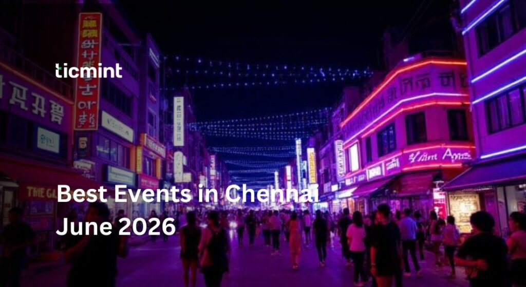 Best events in Chennai June 2026 featuring business expos, tech networking events, Dubai property expo, and nightlife experiences