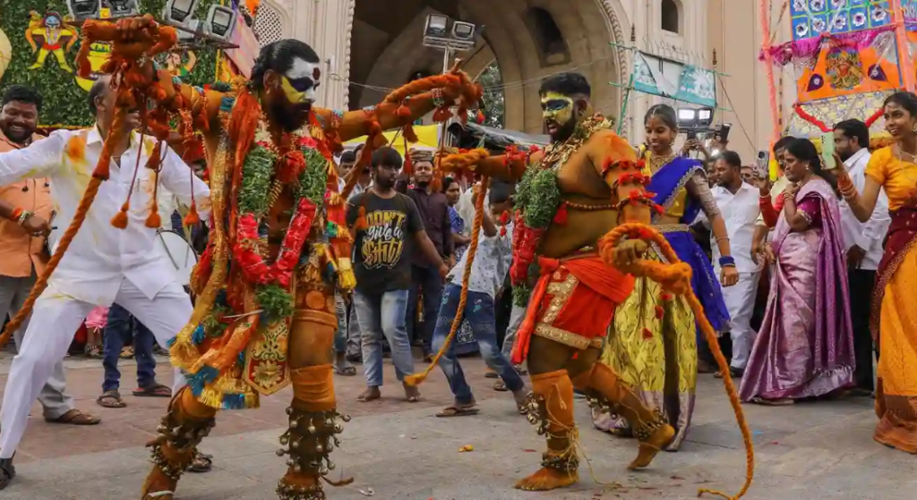 Bonalu Festival Streets full of Drumbeats and Devotion - India