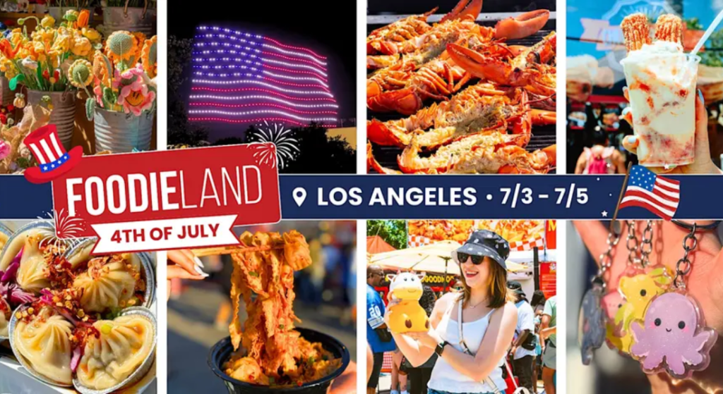 FoodieLand Food Festival - Rose Bowl Stadium July 3-5 2026 - USA