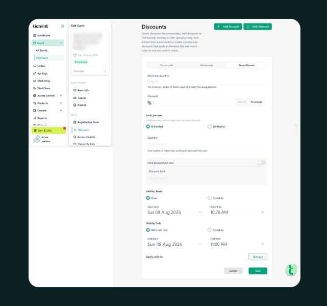 Ticmint Update: Stripe Connect, Service Fees & Whitelabeling