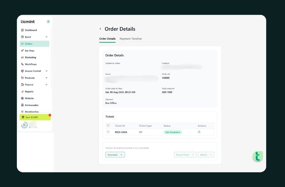 Ticmint Update: Stripe Connect, Service Fees & Whitelabeling
