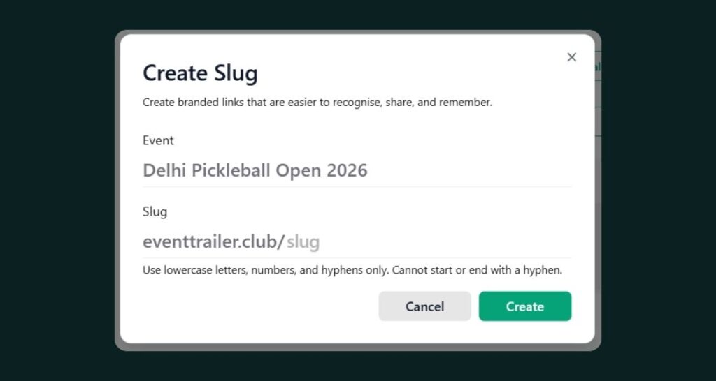 Create Slug