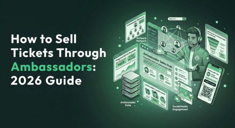 Sell Tickets Through Ambassadors Feature