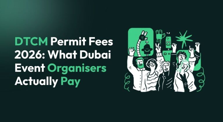 DTCM Permit Fees 2026: What Dubai Organisers Pay | Ticmint